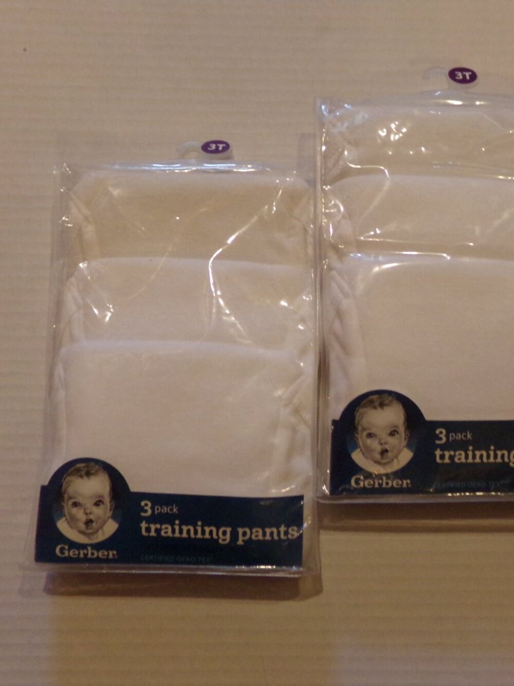 3T Gerber 6 Pair Training Pants Oeko Tex Cotton Toddler Underwear Pants